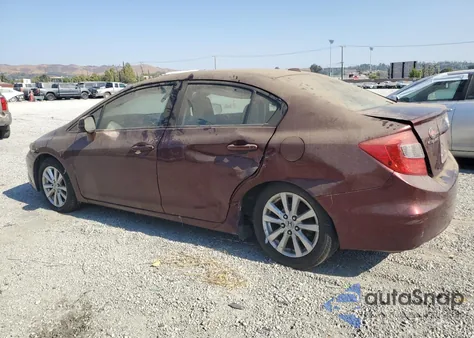 2012 Honda Civic Exl z USA, uszkodzony, nr VIN 19XFB2F99CE364726